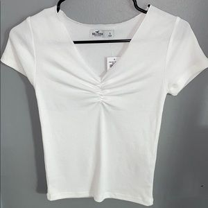 white gina tee